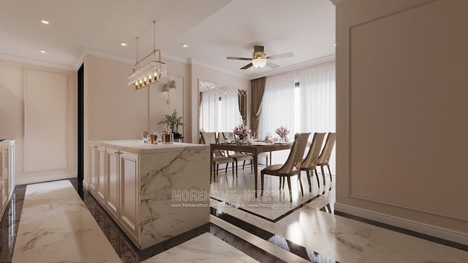 Thiết kế nội thất chung cư D'capitale