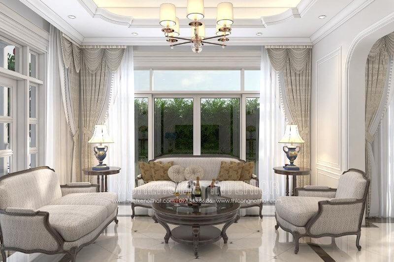 Sofa biệt thự tân cổ điển Sofa biệt thự tân cổ điển