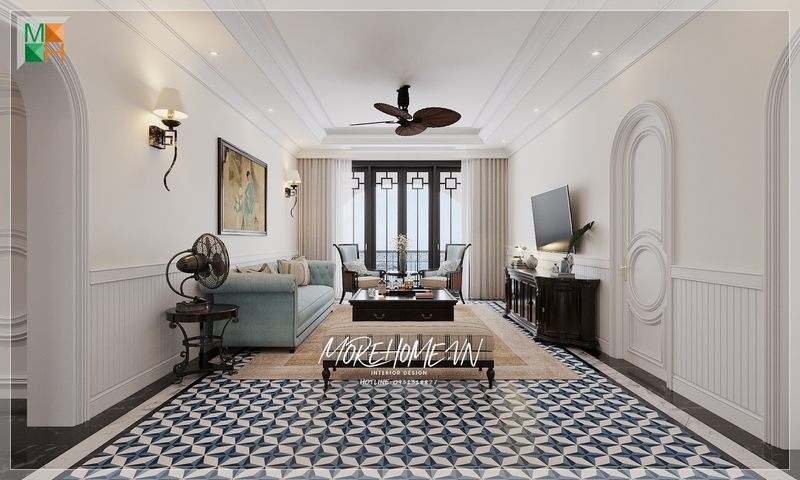 Tủ tivi ngoài công dụng chính, còn làm nên không gian phòng khách trở nên đẹp đẽ và ấm cúng mỗi khi bước vào.